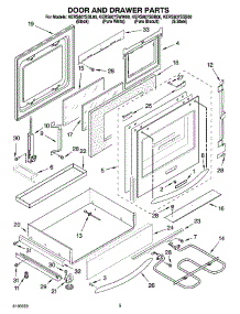 04 - Door And Drawer Parts parts for Kitchenaid Range KERS807SSS00 from AppliancePartsPros.com