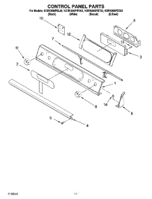 08 - Control Panel Parts, Optional Parts (Not Included) parts for Kitchenaid Range KGRK806PWH02 from AppliancePartsPros.com