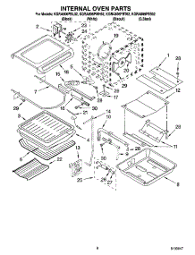 06 - Internal Oven Parts parts for Kitchenaid Range KGRA806PSS02 from AppliancePartsPros.com