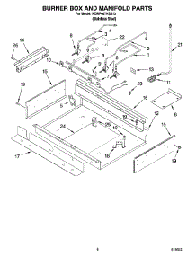07 - Burner Box And Manifold Parts parts for Kitchenaid Range KDRP407HSS13 from AppliancePartsPros.com