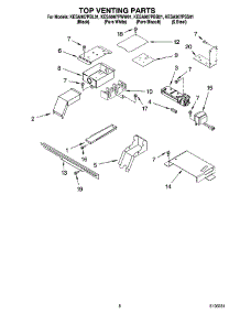 06 - Top Venting Parts, Optional Parts parts for Kitchenaid Range KESA907PBB01 from AppliancePartsPros.com
