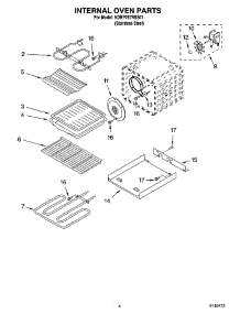 03 - Internal Oven Parts parts for Kitchenaid Range KDRP767RSS01 from AppliancePartsPros.com