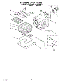 05 - Internal Oven Parts parts for Kitchenaid Range KESV908PMT01 from AppliancePartsPros.com