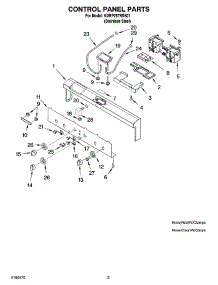 04 - Control Panel Parts parts for Kitchenaid Range KDRP767RSS01 from AppliancePartsPros.com