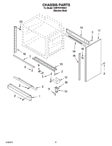 08 - Chassis Parts, Optional Parts parts for Kitchenaid Range KDRP707RSS01 from AppliancePartsPros.com