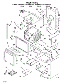 02 - Oven Parts parts for Kitchenaid Range KGRK806PWH01 from AppliancePartsPros.com