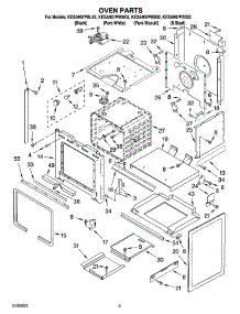 03 - Oven Parts parts for Kitchenaid Range KESA907PWW02 from AppliancePartsPros.com
