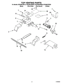 06 - Top Venting Parts, Optional Parts parts for Kitchenaid Range KESA907PWW02 from AppliancePartsPros.com