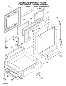 04 - Door And Drawer Parts parts for Kitchenaid Range KESI901PBS01 from AppliancePartsPros.com