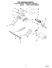 06 - Top Venting Parts, Optional Parts parts for Kitchenaid Range KESI901PBS01 from AppliancePartsPros.com
