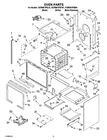 03 - Oven Parts parts for Kitchenaid Range KGRI801PBS01 from AppliancePartsPros.com