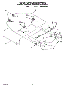 07 - Cooktop Burner Parts, Optional Parts parts for Kitchenaid Range KGRI801PBS01 from AppliancePartsPros.com
