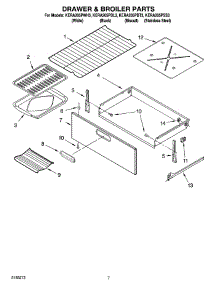 05 - Drawer & Broiler Parts, Optional Parts parts for Kitchenaid Range KERA205PBL3 from AppliancePartsPros.com