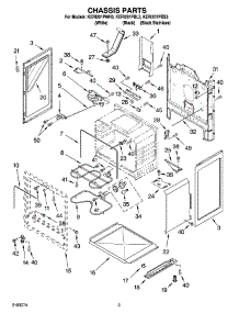 03 - Chassis Parts parts for Kitchenaid Range KERI201PBS3 from AppliancePartsPros.com