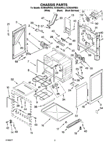 03 - Chassis Parts parts for Kitchenaid Range KERI203PBL3 from AppliancePartsPros.com
