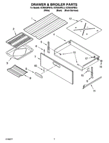 05 - Drawer & Broiler Parts, Optional Parts parts for Kitchenaid Range KERI203PBL3 from AppliancePartsPros.com