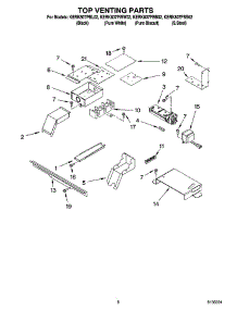 06 - Top Venting Parts, Optional Parts parts for Kitchenaid Range KERK807PBL02 from AppliancePartsPros.com