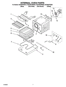 05 - Internal Oven Parts parts for Kitchenaid Range KESA907PSS02 from AppliancePartsPros.com