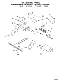 06 - Top Venting Parts, Optional Parts parts for Kitchenaid Range KERK807PBL01 from AppliancePartsPros.com