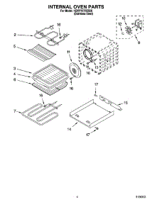 03 - Internal Oven Parts parts for Kitchenaid Range KDRP707RSS00 from AppliancePartsPros.com