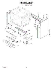 08 - Chassis Parts, Optional Parts parts for Kitchenaid Range KDRP767RSS00 from AppliancePartsPros.com