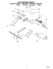 06 - Top Venting Parts, Optional Parts parts for Kitchenaid Range KERA807PWW01 from AppliancePartsPros.com