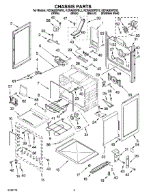 03 - Chassis Parts parts for Kitchenaid Range KERA205PBT2 from AppliancePartsPros.com