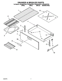 05 - Drawer & Broiler Parts, Optional Parts parts for Kitchenaid Range KERA205PBT2 from AppliancePartsPros.com