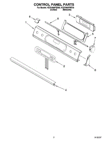 02 - Control Panel Parts parts for Kitchenaid Range KESV908PSS00 from AppliancePartsPros.com
