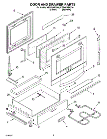 04 - Door And Drawer Parts parts for Kitchenaid Range KESV908PMT00 from AppliancePartsPros.com
