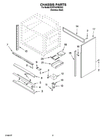 08 - Chassis Parts, Optional Parts parts for Kitchenaid Range KDRP487MSS03 from AppliancePartsPros.com