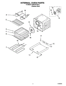 03 - Internal Oven Parts parts for Kitchenaid Range KDRP407HSS12 from AppliancePartsPros.com
