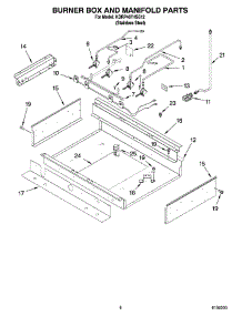 07 - Burner Box And Manifold Parts parts for Kitchenaid Range KDRP407HSS12 from AppliancePartsPros.com