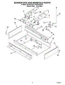07 - Burner Box And Manifold Parts parts for Kitchenaid Range KDRP407HSS10 from AppliancePartsPros.com