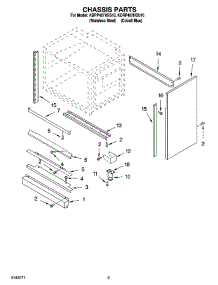 08 - Chassis Parts, Optional Parts parts for Kitchenaid Range KDRP407HBU10 from AppliancePartsPros.com