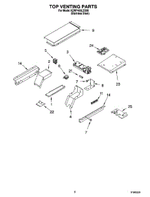 05 - Top Venting Parts parts for Kitchenaid Range KDRP463LSS08 from AppliancePartsPros.com