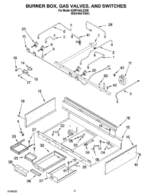 07 - Burner Box, Gas Valves, And Switches parts for Kitchenaid Range KDRP463LSS08 from AppliancePartsPros.com