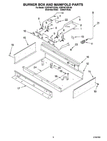 07 - Burner Box And Manifold Parts parts for Kitchenaid Range KDRP407HBU09 from AppliancePartsPros.com