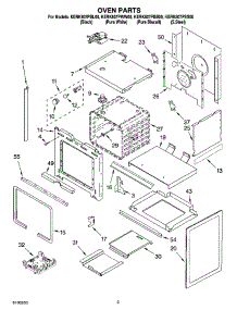 03 - Oven Parts parts for Kitchenaid Range KERK807PSS00 from AppliancePartsPros.com