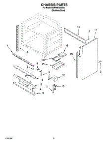 08 - Chassis Parts, Miscellaneous Parts parts for Kitchenaid Range KDRP487MSS02 from AppliancePartsPros.com