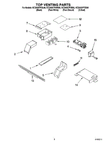 06 - Top Venting Parts, Optional Parts parts for Kitchenaid Range KESA907PSS00 from AppliancePartsPros.com