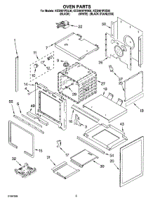 03 - Oven Parts parts for Kitchenaid Range KESI901PWH00 from AppliancePartsPros.com