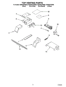 06 - Top Venting Parts, Optional Parts parts for Kitchenaid Range KERK807PBB00 from AppliancePartsPros.com