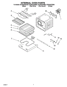 05 - Internal Oven Parts parts for Kitchenaid Range KESA907PBB00 from AppliancePartsPros.com