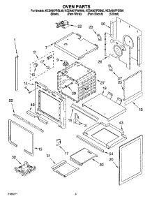 03 - Oven Parts parts for Kitchenaid Range KESA907PWW00 from AppliancePartsPros.com