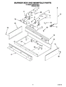 07 - Burner Box And Manifold Parts parts for Kitchenaid Range KDRP407HSS11 from AppliancePartsPros.com