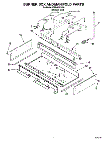 07 - Burner Box And Manifold Parts parts for Kitchenaid Range KDRP487MSS01 from AppliancePartsPros.com