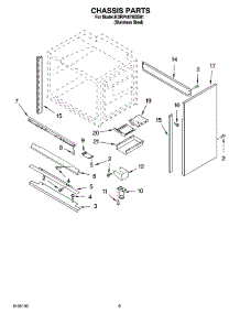 08 - Chassis Parts, Miscellaneous Parts parts for Kitchenaid Range KDRP487MSS01 from AppliancePartsPros.com