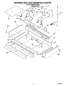 07 - Burner Box And Manifold Parts parts for Kitchenaid Range KDRP467KSS03 from AppliancePartsPros.com