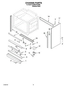 08 - Chassis Parts, Miscellaneous Parts parts for Kitchenaid Range KDRP407HSS08 from AppliancePartsPros.com